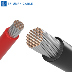 Dây điện PVC năng lượng lưu trữ cáp ul10269 6 8 10 12 14 16 18 AWG phẳng chuyên nghiệp cấp 2000V AC DC Cáp RoHS dây cáp - Product Image 1