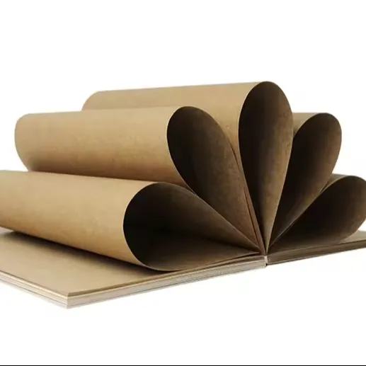 factory brown kraft paper in roll jumbo paper Jumbo Roll Brown kraft paper for food packaging