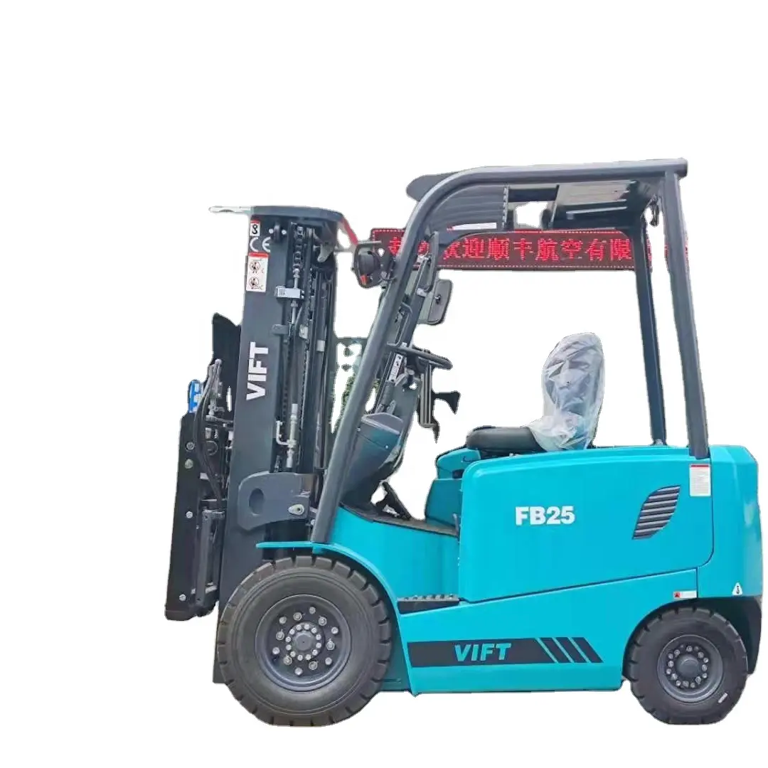 Penjualan Terlaris Di Tiongkok Kapasitas Muatan Mini Forklift Baterai 5500lbs Situasi Kerja Gudang dengan Baterai Jangka Panjang
