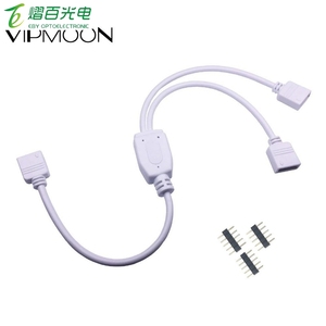 5ピンRGBWコネクタHUB1〜23 4ポートスプリッターメス延長ワイヤーケーブル (SMD 5050用) RGBW RGBWWLEDストリップ (5ピンプラグ付き) - Product Image 1