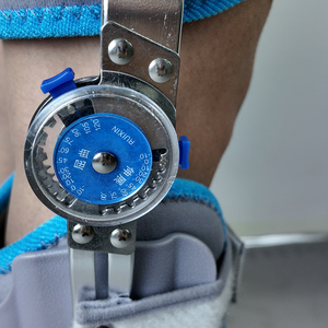 Penjepit rehabilitasi pergelangan kaki lutut nyaman dapat diatur penyangga Immobilizer ortopedi anggota tubuh bawah dewasa kualitas tinggi - Product Image 5