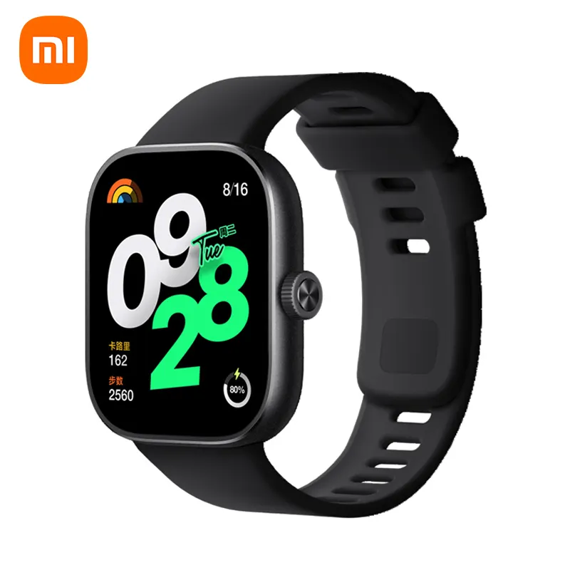 Xiaomi redmiสมาร์ทนาฬิกา4 Amoledบลูทูธไร้สายโทรศัพท์เสียงกีฬาSmartWatchสําหรับหมายเหตุ13c 13 Pro Max Plus Et Prix 5Gโทรศัพท์