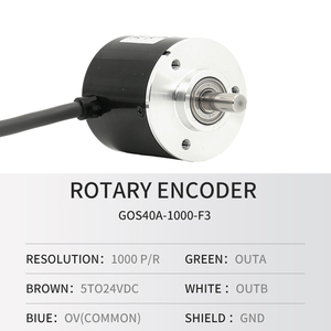 40mm solid shaft rotary <strong>Encoder</strong> 1000 <strong>P</strong>/<strong>R</strong> <strong>Encoder</strong> Incremental type <strong>encoder</strong> with phase ABZ output signal - Product Image 3