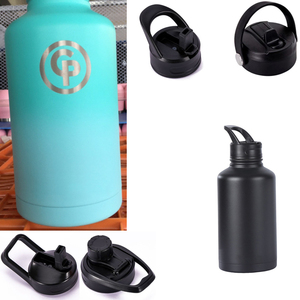 316 Stainless Steel 64oz Thermoses Large Thermo Classic Thermal <strong>Deluxe</strong> Tumbler Vacuum Flask With Handle Minimalist Sport Bottle