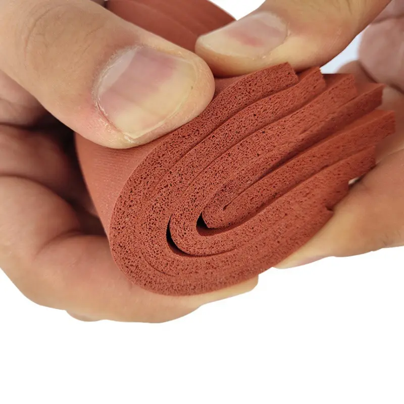 Custom1mm 3มิลลิเมตร6มิลลิเมตรสีแดงซิลิโคนโฟมยางแผ่นแผ่นคณะกรรมการฉนวนกันความร้อนผ้าห่มซิลิโคนแผ่นโฟม