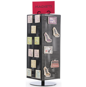 Espositore girevole a 4 lati per tabellone da banco al dettaglio per spettacoli artigianali, orecchini, portachiavi, gioielli - Product Image 6