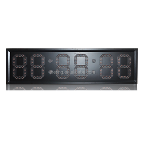 Jhering orologio da parete a Led elettronico a 7 segmenti con segno di cifre Timer per esterno in ferro da fermo montabile - Product Image 6