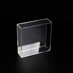 5 Sided clear Acrylic Box Custom square Rectangular Transparent Acrylic 5 Sided <strong>Storage</strong> Boxes <strong>Display</strong> case Lucite Acrylic <strong>Cubes</strong> - Product Image 5