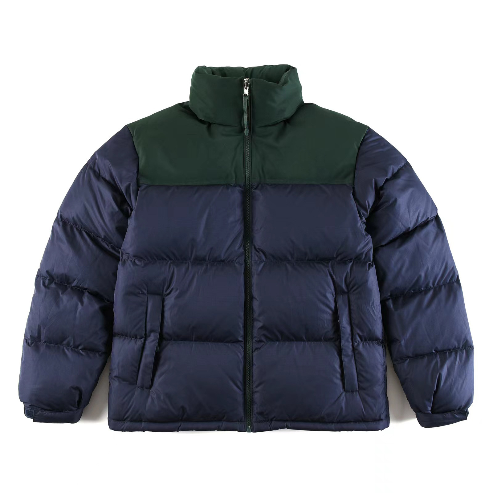 Blue and green patchwork