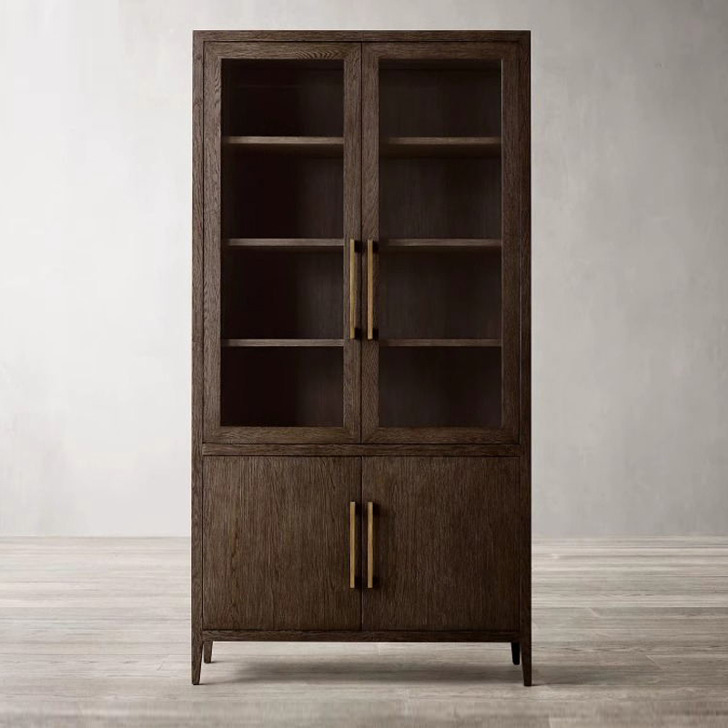 Brown oak 110x60x210cm