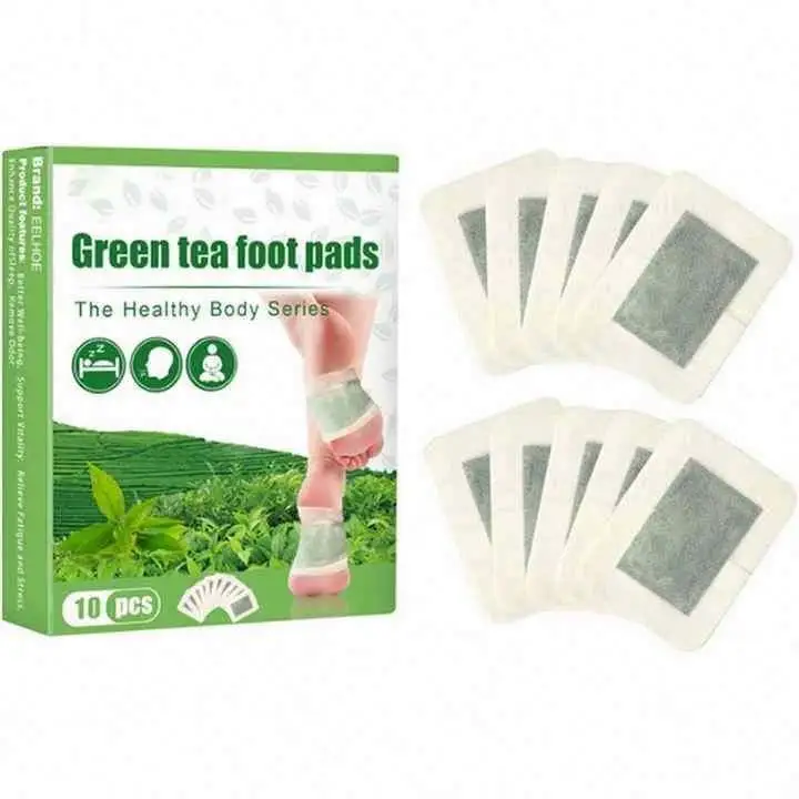 Китайские травяные подушечки для ног для улучшения сна и расслабления, пластырь для ног 2 в 1 с лавандой