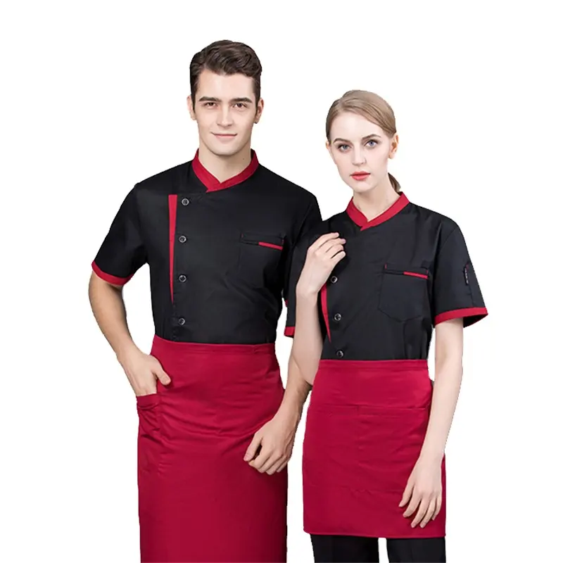 Long Sleeve Waiter Dress Uniform Cleaning Hotel Service