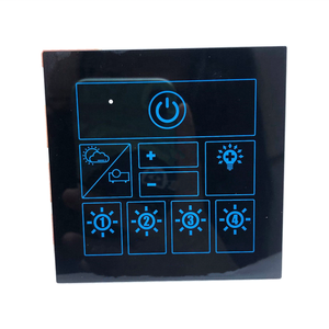 Pantalla de seda con teclado táctil inteligente, cristal estampado con pantalla de seda negra - Product Image 5