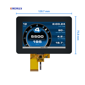 5'' Resistance Capacitive Touch Panel 5 inch TFT 40pin IPS 800x480 <strong>Lcd</strong> <strong>Display</strong> Screen Module - Product Image 2