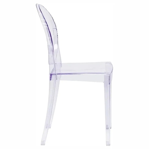 Échantillon Gratuit Chaise Chiavari Empilable de Haute Qualité en Gros, Modèle Napoléon Tiffany en Résine Acrylique Plastique Cristal Transparent - Product Image 4