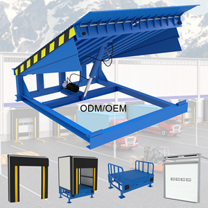 Langlebige hydraulische Ladedock richt maschine | Teleskop design für das Entladen von Einzelhandels-und Container fahrzeugen - Product Image 6