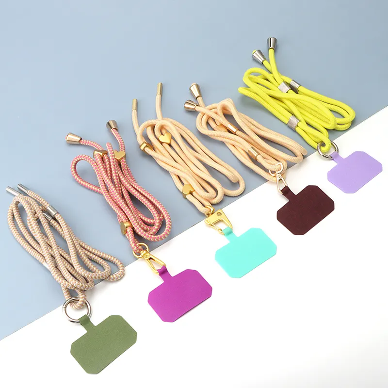 مصنع مخصص العالمي Crossbody قلادة الفانيلا التصحيح تبويب لاسو Tether سلسلة الحبل حزام الحبل ل Iphone
