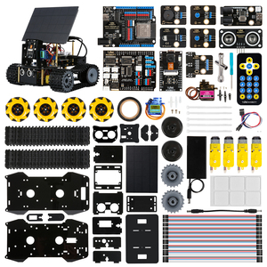 ACEBOTT fai da te stelo di programmazione robotica Kit fotocamera solare intelligente 4WD serbatoio con ESP32 per Arduino Uno Robot auto tutto un Set