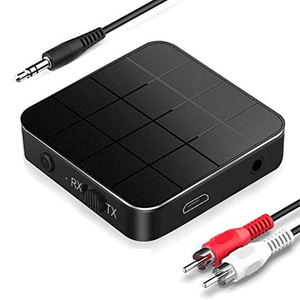 无线兼容5.0发射器接收器2合1无线音频3.5毫米插孔Aux适配器 - Product Image 1