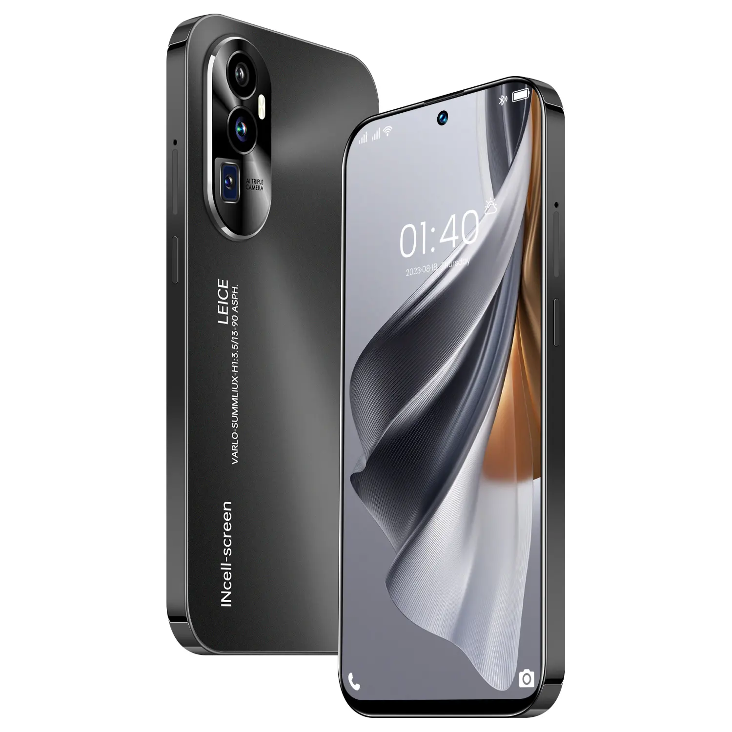 2023 Novo Telefone Reno10 Pro + Original 7.3 Polegada 16gb + 1 também Full Display Celular Celular Smartphone Chip Chine