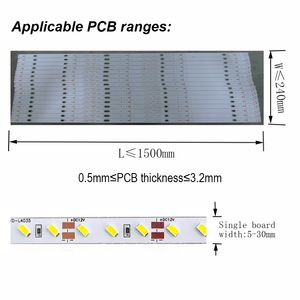 แผงวงจรไฟ T10แบบ T5 T8แผงวงจรไฟ LED แถบแข็งเครื่องแยก PCB ยาว - Product Image 3