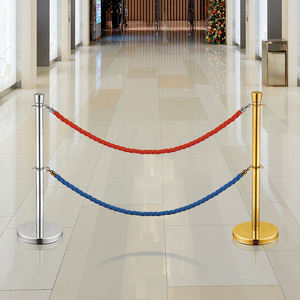 Vàng nhung dây rào cản với bóng Ống kiểm soát giao thông sân bay stanchions cho kiểm soát đám đông - Product Image 5