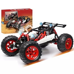 Nuevo diseño LED técnico RC ciudad coche MOC DIY bloques de construcción aplicación Control remoto programación todoterreno vehículo ladrillos juguete para niños