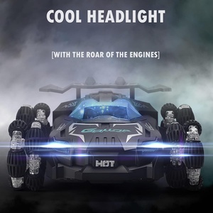 2.4ghz Omnidirectional Wheel RC Toy Drift Spray <strong>Car</strong> with 360 Degree Rotation 6 Channels Remote Control Vehicle for Kids - Product Image 5