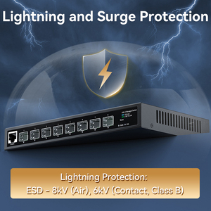 10Gb L3 yönetilen SFP + ağ anahtarı 8 Port 1G/2.5G/10G SFP Web LACP DHCP VLAN ile ev Lab Ethernet anahtarı yönetilen - Product Image 4