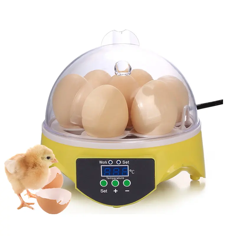 Hobby 7 ovos Automática pequena incubadora de ovos para incubação incubadora preço da máquina