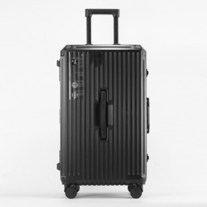 <strong>TSA</strong> Lock Suitcas Luggage with Anti-Bacterial Aluminum Frame Metal Frame <strong>Carryons</strong> with Phone Stand with Hooks and Front Handle - Product Image 6