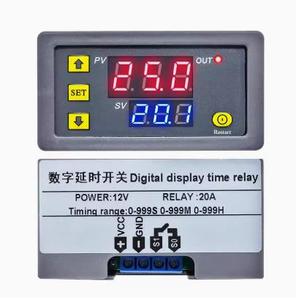 T3231 DC 12V 24V AC 110V-220V T3230 Digitales Zeit verzögerung relais LED-Anzeige Zyklus Timer-Steuersc halter Einstellbares Zeit relais - Product Image 4
