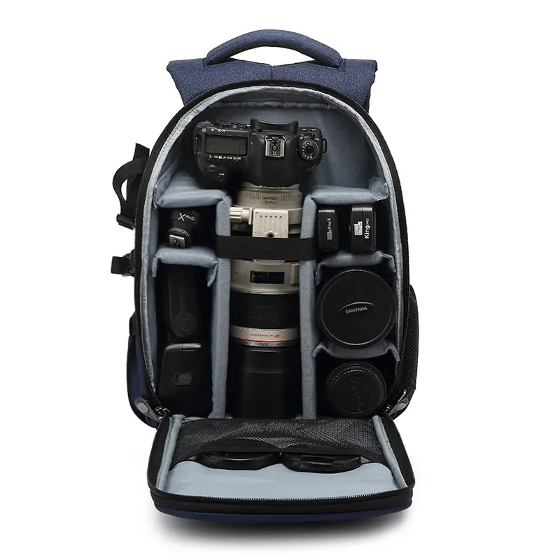 Borsa per fotocamera fotografica per esterni, zaino per fotocamera digitale SLR adatto per accessori per treppiede DJI AVATA, FPV, Sony, Canon e obiettivo