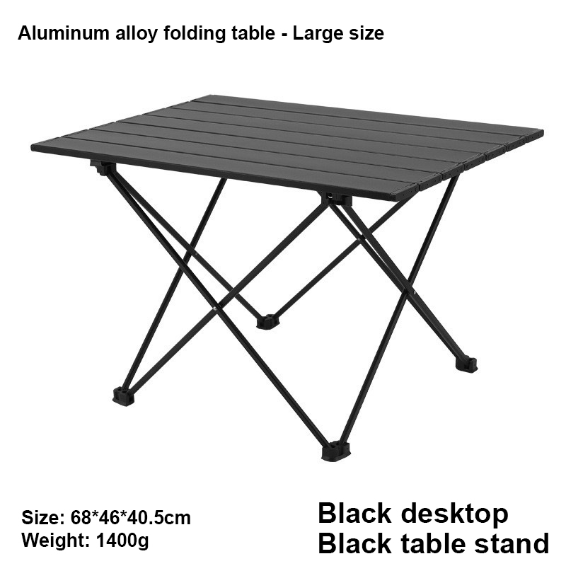 Bureau noir et support de table noir