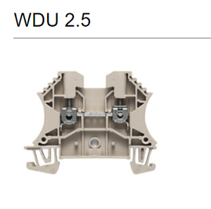 Conexión de tornillo de alimentación WDU 2,5 Cable de prensado Weidmuller Conector de bloque de terminales de fusible - Product Image 1