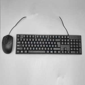 Kit combinado de ratón y teclado para ordenador/PC de oficina con cable USB básico, diseño personalizado de 104/105 teclas, Venta caliente - Product Image 5