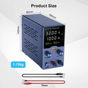 Fuente de alimentación CC wanptek GA305L, azul, voltaje CC directo de fábrica, salida de potencia completa ajustable, fuente de alimentación de voltaje constante - Product Image 6