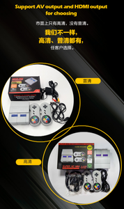 Consola de juegos Retro 400 integrada, portátil, para toda la familia, 8 bits, 2 mandos - Product Image 2
