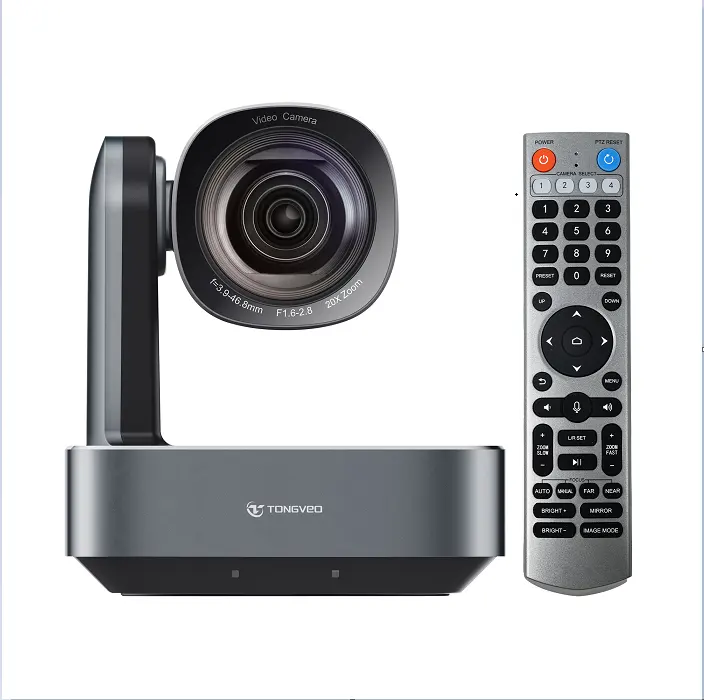Tongveo canlı Video konferans çözümleri-Ultra HD 1080P 60FPS, UVC 520 NDI ve POE desteği.