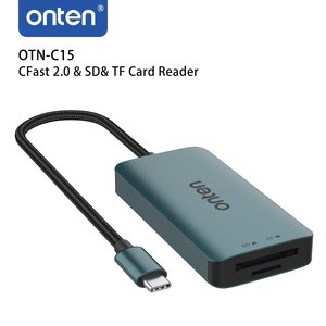 Onten fabrika 3-in-1 tip-c CFast ve SDXC ve TF bellek kart okuyucu OTN-C15 - Product Image 2