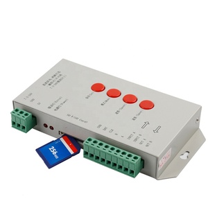 Aidisen K1000C SD-карта RGB программируемый светодиодный контроллер UCs1903/ws2811 K-1000C пикселей DC5 ~ 24V светодиодный контроллер