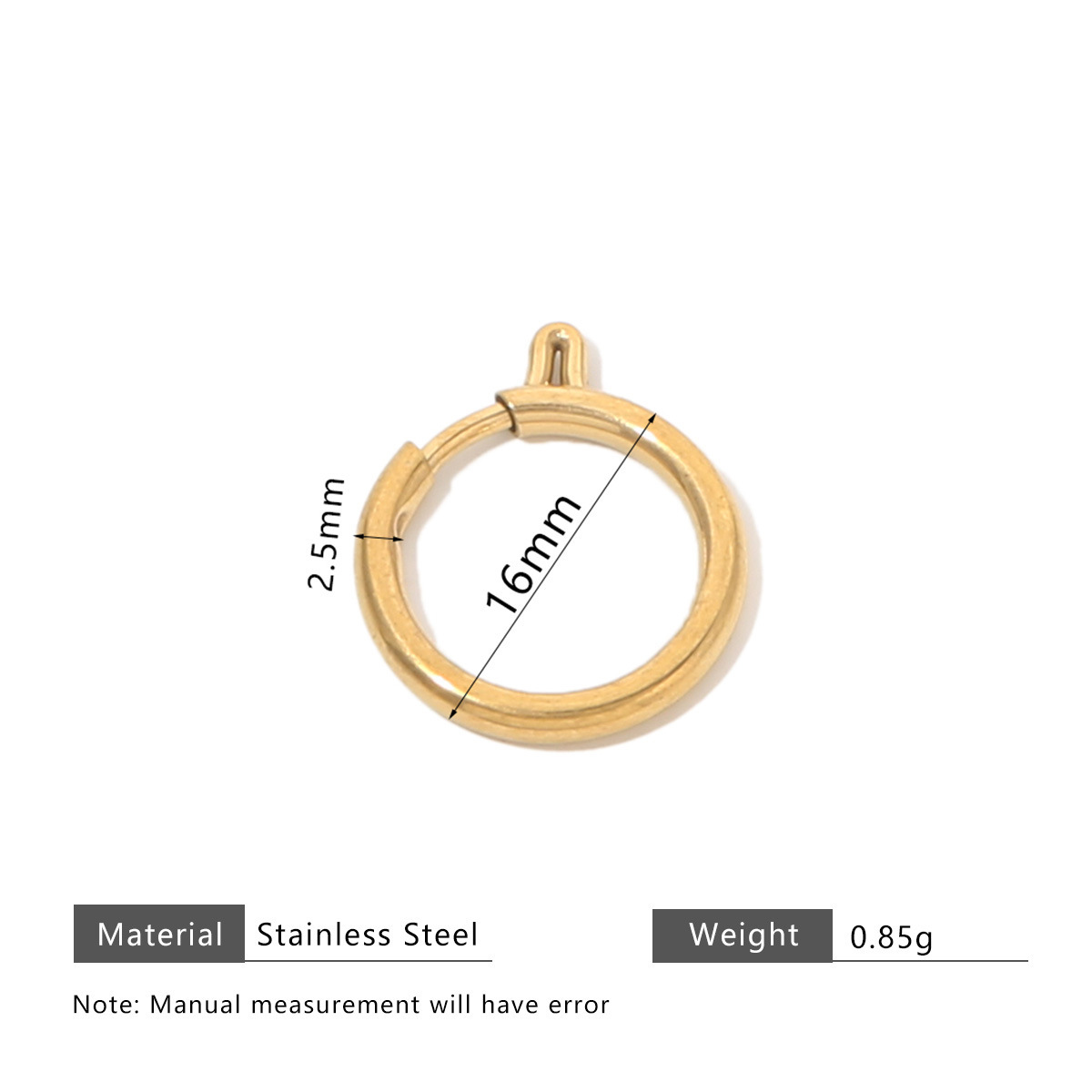 Gold 16mm