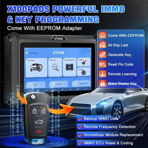 Super Promotion für Xtool Scanner 12V X100PADS Code Reader Schlüssel programmierer Diagnose tool für Auto - Product Image 4