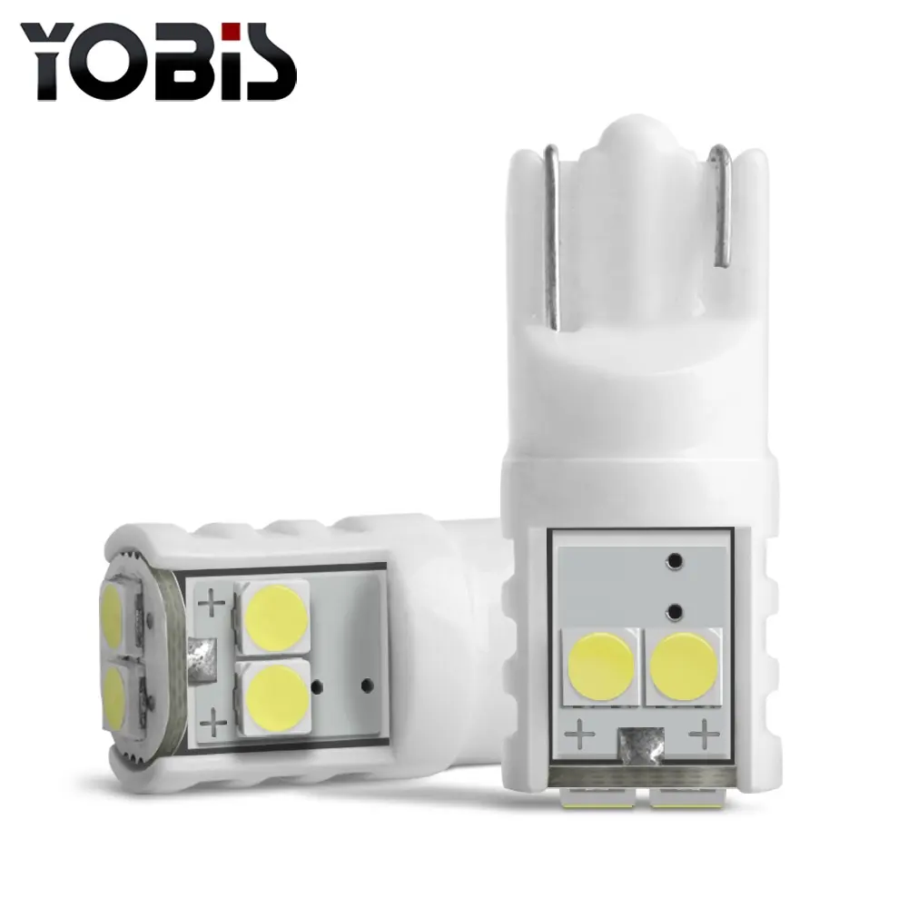 YOBIS toptan ucuz araba okuma lambası T10 w5w 3030 6smd led ışık araba iç aydınlatma