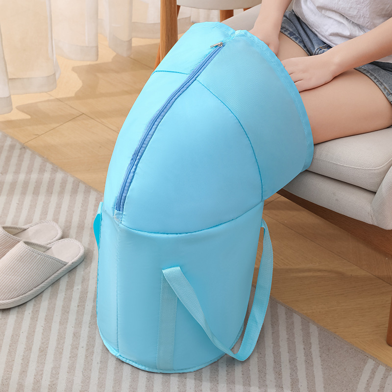 Over-the-knee style - light blue