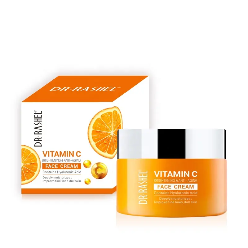 DR.RASHEL-crema hidratante profunda, vitamina C, mejora la piel oscura, blanqueadora