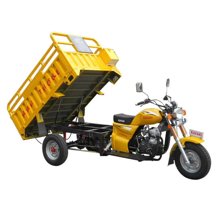 Tricicli motorizzati del carico della benzina elettrica a 3 ruote della benzina del triciclo 200cc 250cc della cina per gli adulti