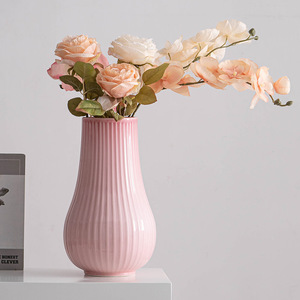 Popular Home Decoration Ceramic <strong>Vases</strong> in Europe and America Modern Minimalist Tabletop Customized Porcelain <strong>Vases</strong> Factory