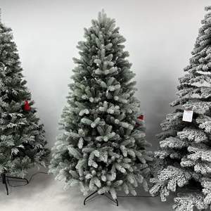 Tuyết Thực Tế Bất Động Cảm Ứng Bản Lề Linh Hsam 150Cm 180Cm 210Cm Đổ Xô PE PVC Vật Liệu Hỗn Hợp Vân sam Nhân Tạo Cây Giáng Sinh Cho Nhà - Product Image 4