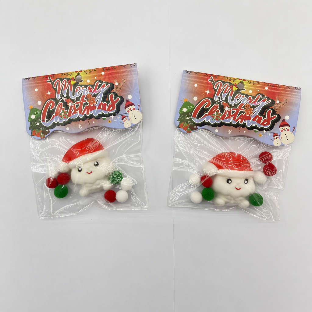 Juguete blando de muñeco de nieve navideño (color aleatorio)